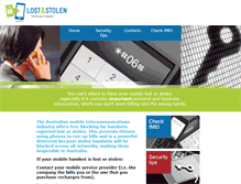 Tablet Screenshot of lost.amta.org.au